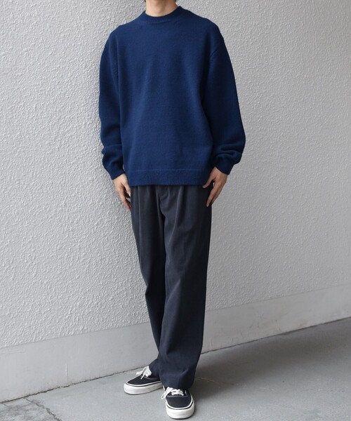 SHIPS any: French Merino ウール クルーネック ニット◇（ニット