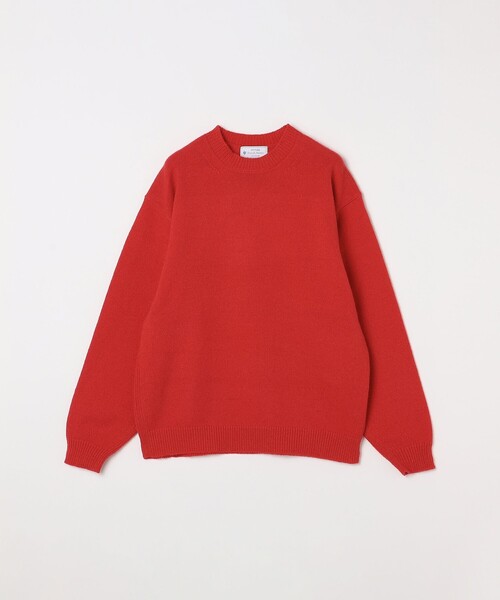 セール】SHIPS any: French Merino ウール クルーネック ニット