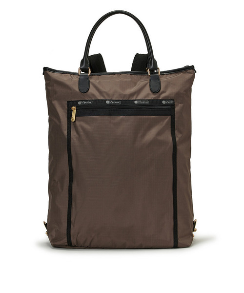LeSportsac(レスポートサック)の「EVERYDAY TH CITY BKPK アップタウンダークチョコ/ブラック(バックパック/リュック・レディース・ブラウン・FREE)」の4枚目の写真