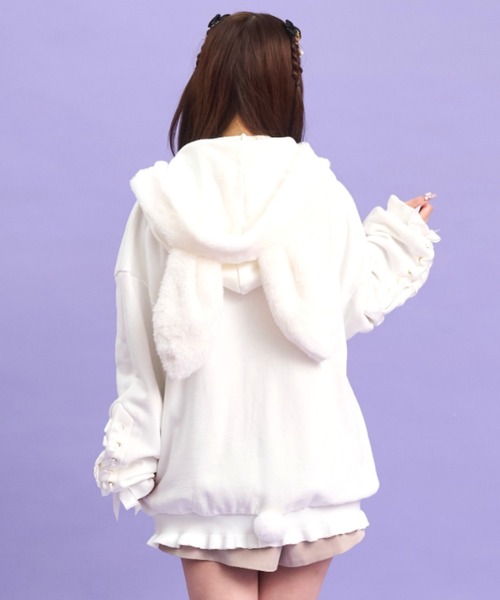 うさ耳ファーパーカー（パーカー）｜Secret Honey（シークレットハニー