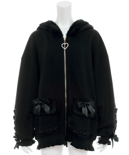 うさ耳ファーパーカー（パーカー）｜Secret Honey（シークレットハニー