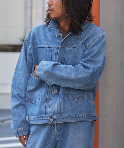 Johnbull/ジョンブル JEAN JACKET ボックスシルエット セカンドデニム