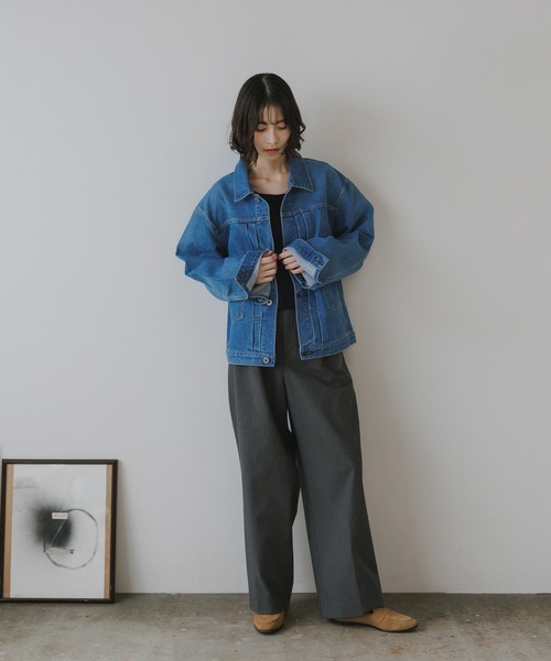 Johnbull/ジョンブル JEAN JACKET ボックスシルエット セカンドデニムジャケット デニム 13.5オンス
