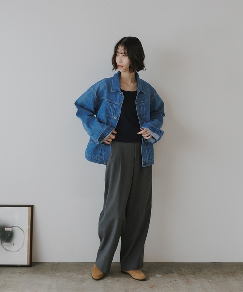 Johnbull/ジョンブル JEAN JACKET ボックスシルエット セカンドデニムジャケット デニム 13.5オンス
