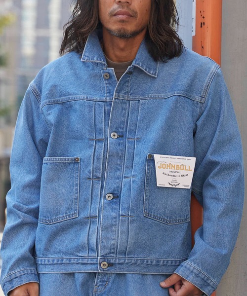 Johnbull/ジョンブル JEAN JACKET ボックスシルエット セカンドデニム