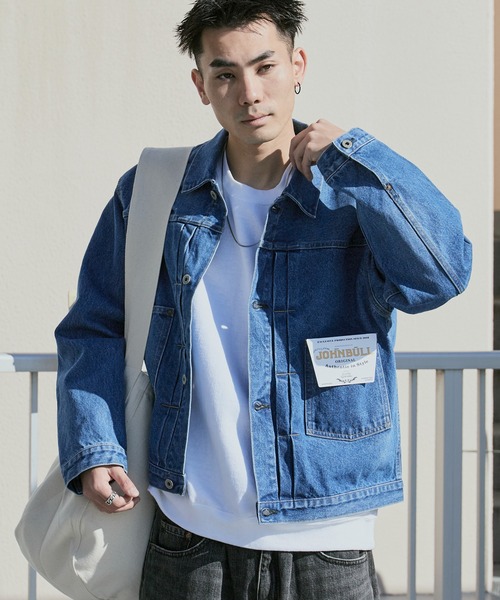 Johnbull/ジョンブル JEAN JACKET ボックスシルエット セカンドデニム
