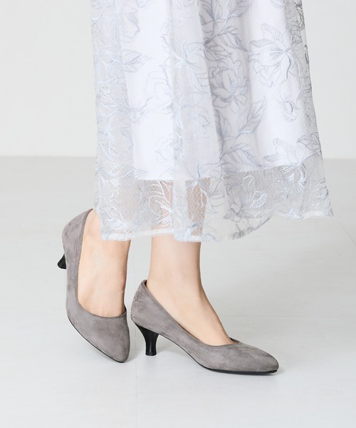 31 Sons de mode(トランテアン ソン ドゥ モード)の「ミドルヒールパンプス/R-4008(パンプス・レディース・ベージュ/ブラック/グレー・35/36/37/38/39/40/41/34/42)」の3枚目の写真