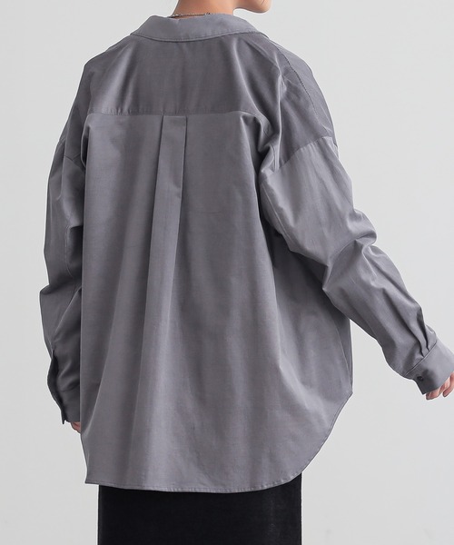 for/c(フォーシー)の「コーデュロイシャツ【サスティナブル】(シャツ/ブラウス・レディース・アイボリー/チャコール/ブラウン・M/L)」の13枚目の写真