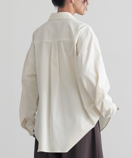 for/c(フォーシー)の「コーデュロイシャツ【サスティナブル】(シャツ/ブラウス・レディース・アイボリー/チャコール/ブラウン・M/L)」の22枚目の写真