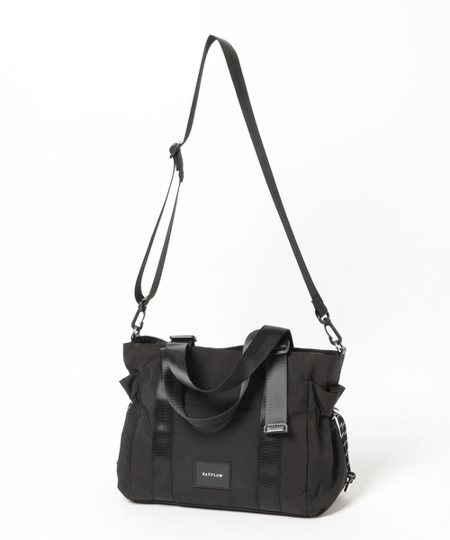 BAYFLOW（ベイフロー）の「撥水アジャスタースクエアトート（トートバッグ・レディース・ブラウン/グレー/ブラック・FREE）」の10枚目の写真