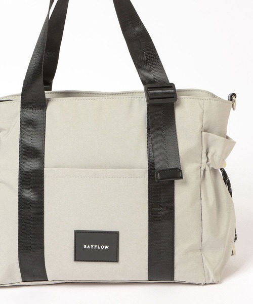 BAYFLOW（ベイフロー）の「撥水アジャスタースクエアトート（トートバッグ・レディース・ブラウン/グレー/ブラック・FREE）」の14枚目の写真