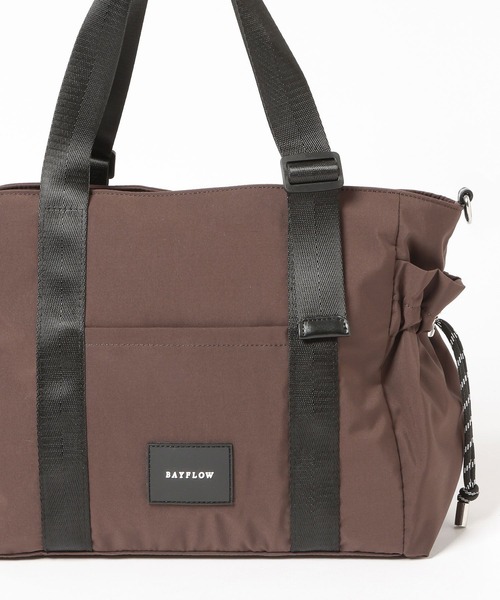 BAYFLOW（ベイフロー）の「撥水アジャスタースクエアトート（トートバッグ・レディース・ブラウン/グレー/ブラック・FREE）」の16枚目の写真