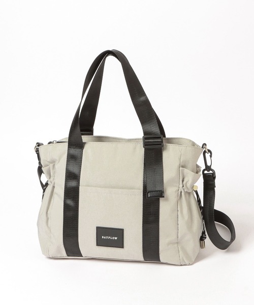 BAYFLOW（ベイフロー）の「撥水アジャスタースクエアトート（トートバッグ・レディース・ブラウン/グレー/ブラック・FREE）」の6枚目の写真