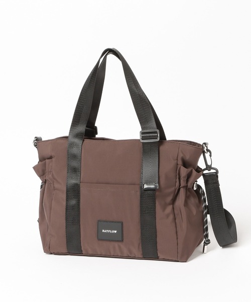 BAYFLOW（ベイフロー）の「撥水アジャスタースクエアトート（トートバッグ・レディース・ブラウン/グレー/ブラック・FREE）」の5枚目の写真