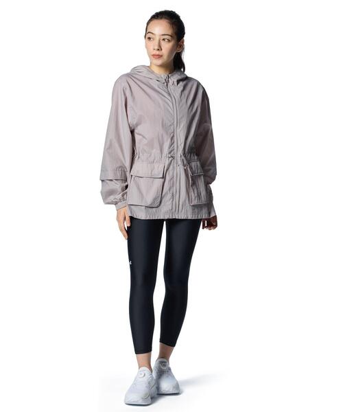 UNDER ARMOUR(アンダーアーマー)の「UAクリンクル ウーブン ジャケット(ライフスタイル/レディース)(その他アウター・レディース・グレー系その他・S/L/XL/M)」の2枚目の写真