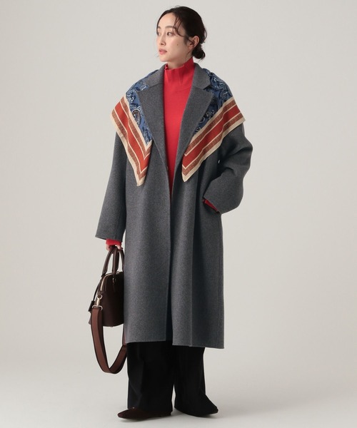 Elura（エルーラ）の「マルチプリント大判スカーフ/610588（ストール/ショール・レディース・ブラウン系その他2/ブルー/ブルー系その他2/ブラック・FREE）」の21枚目の写真