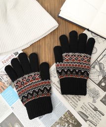 手袋（ブラック/黒色系・ウール・ニット）ファッション通販 - ZOZOTOWN