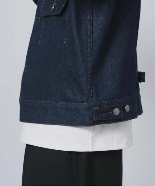 B.C STOCK（ベーセーストック）の「《追加3》12.5oz TYPE2 リジットデニムジャケット（デニムジャケット・メンズ・ネイビー/ブラック・MEDIUM/LARGE）」の21枚目の写真