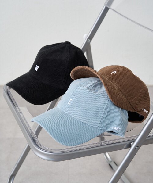 LOUNGEDRESS（ラウンジドレス）の「【GALENA/ガレナ】アルファベット刺繍CAP（キャップ・レディース・ブラック/サックスブルー/キャメル・FREE）」の4枚目の写真