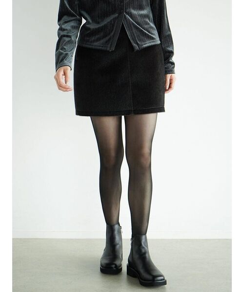 FIKA.(フィーカ)の「Faux fur mini skirt(スカート・レディース・キャメル/ダークブラウン・MEDIUM)」の11枚目の写真
