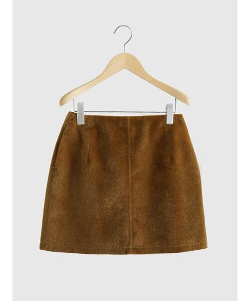 FIKA.(フィーカ)の「Faux fur mini skirt(スカート・レディース・キャメル/ダークブラウン・MEDIUM)」の18枚目の写真