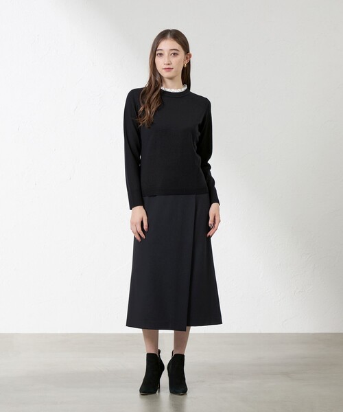 セール】レース襟ニット（ニット/セーター）｜AMACA（アマカ）の