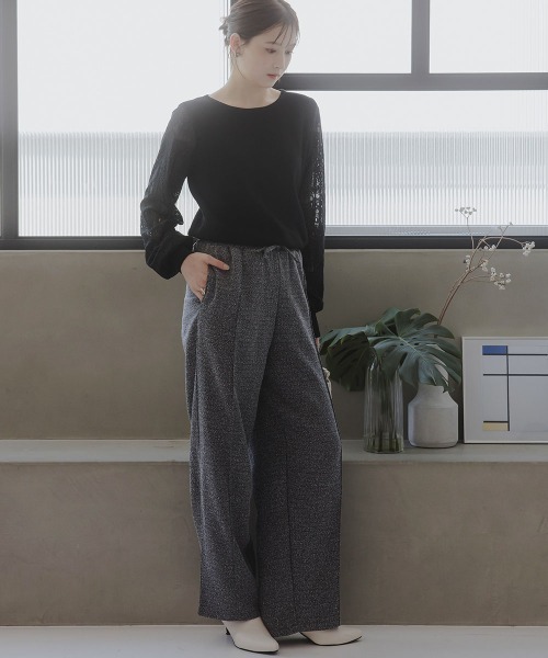 SATORU SASAKI 22AW ツイード チェック ワイドパンツ SATORU SASAKI 22AW ツイード チェック ワイドパンツ SATORU SASAKI