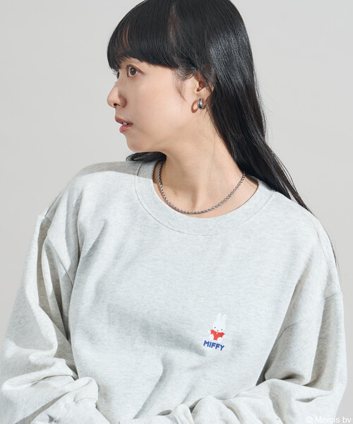 FREAK'S STORE(フリークスストア)の「miffy Toys プリント スウェット/ミッフィー(スウェット・レディース・グレー/ブラック・フリ-)」の12枚目の写真