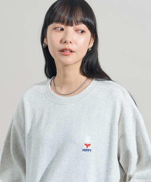FREAK'S STORE(フリークスストア)の「miffy Toys プリント スウェット/ミッフィー(スウェット・レディース・グレー/ブラック・フリ-)」の13枚目の写真