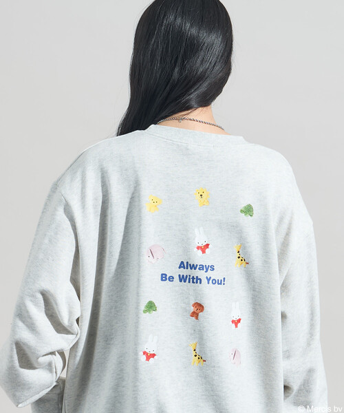 FREAK'S STORE(フリークスストア)の「miffy Toys プリント スウェット/ミッフィー(スウェット・レディース・グレー/ブラック・フリ-)」の16枚目の写真