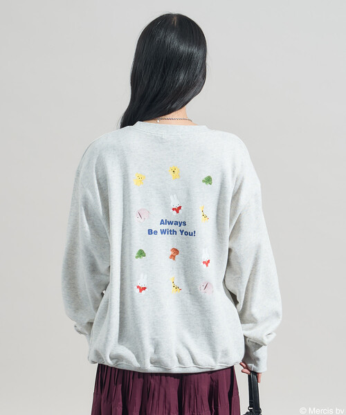 FREAK'S STORE(フリークスストア)の「miffy Toys プリント スウェット/ミッフィー(スウェット・レディース・グレー/ブラック・フリ-)」の17枚目の写真