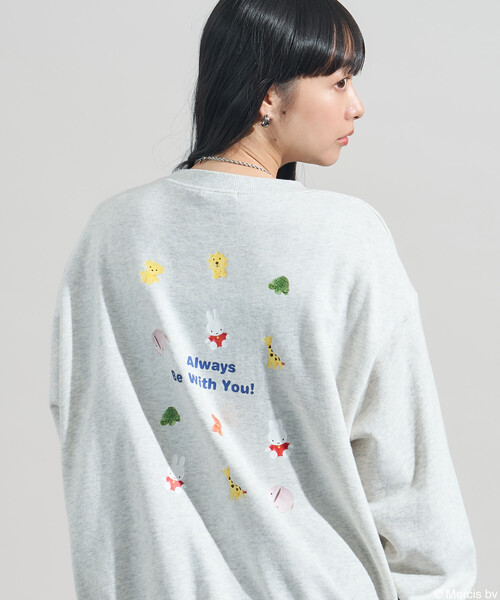 FREAK'S STORE(フリークスストア)の「miffy Toys プリント スウェット/ミッフィー(スウェット・レディース・グレー/ブラック・フリ-)」の19枚目の写真