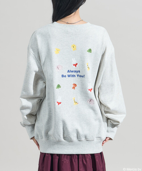 FREAK'S STORE(フリークスストア)の「miffy Toys プリント スウェット/ミッフィー(スウェット・レディース・グレー/ブラック・フリ-)」の22枚目の写真