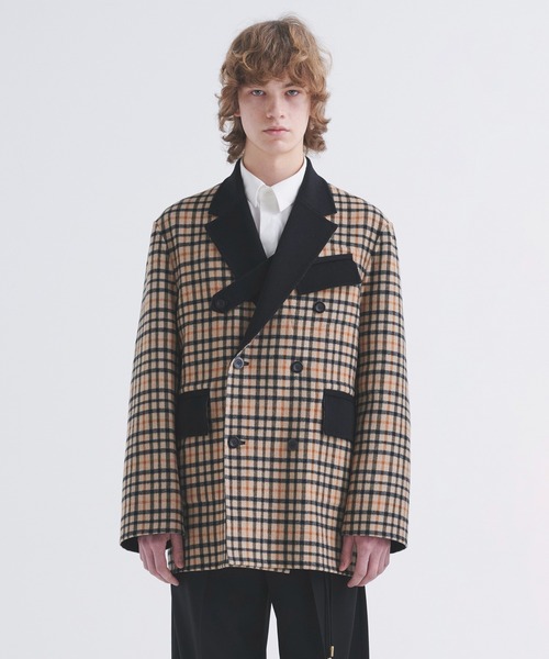 CULLNI（クルニ）の「Lamb Wool Melton Balmacaan Riders Coat（その他