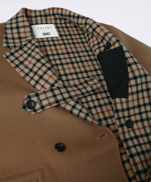 CULLNI（クルニ）の「CULLNI for DAKS LONDON Tailored Short Coat（その他アウター・メンズ・ベージュ/ネイビー/チェック/ブラック・0/1/2）」の14枚目の写真