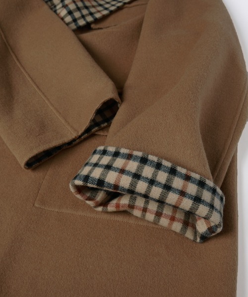 CULLNI（クルニ）の「CULLNI for DAKS LONDON Tailored Short Coat（その他アウター・メンズ・ベージュ/ネイビー/チェック/ブラック・0/1/2）」の15枚目の写真