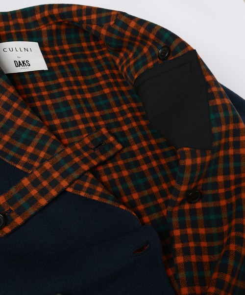 CULLNI（クルニ）の「CULLNI for DAKS LONDON Tailored Short Coat（その他アウター・メンズ・ベージュ/ネイビー/チェック/ブラック・0/1/2）」の20枚目の写真
