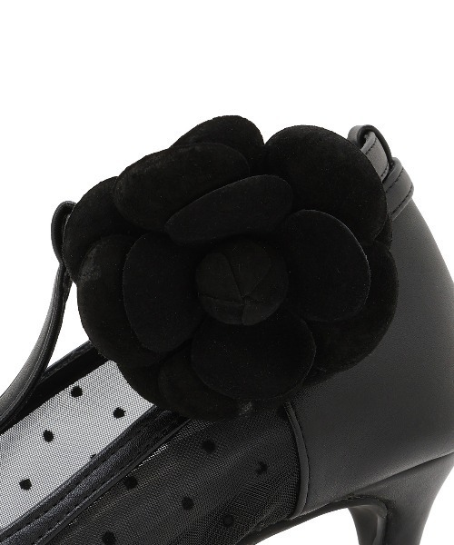 WILLSELECTION(ウィルセレクション)の「フラワーモチーフドットチュールパンプス(パンプス・レディース・オフホワイト/ブラック・MEDIUM/LARGE)」の16枚目の写真