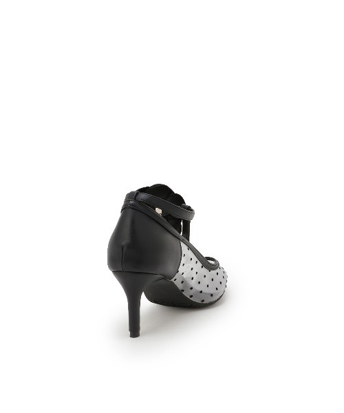 WILLSELECTION(ウィルセレクション)の「フラワーモチーフドットチュールパンプス(パンプス・レディース・オフホワイト/ブラック・MEDIUM/LARGE)」の11枚目の写真