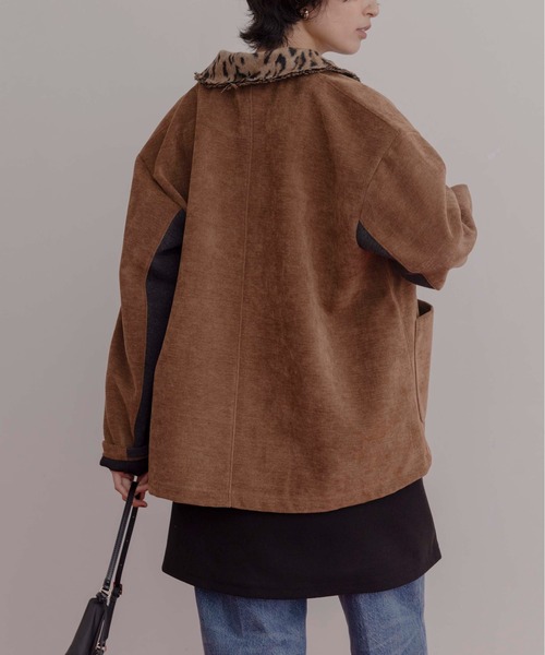 ベロアボンディング ハートボタンカバーオール（カバーオール）｜Eimee