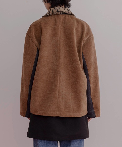 ベロアボンディング ハートボタンカバーオール（カバーオール）｜Eimee