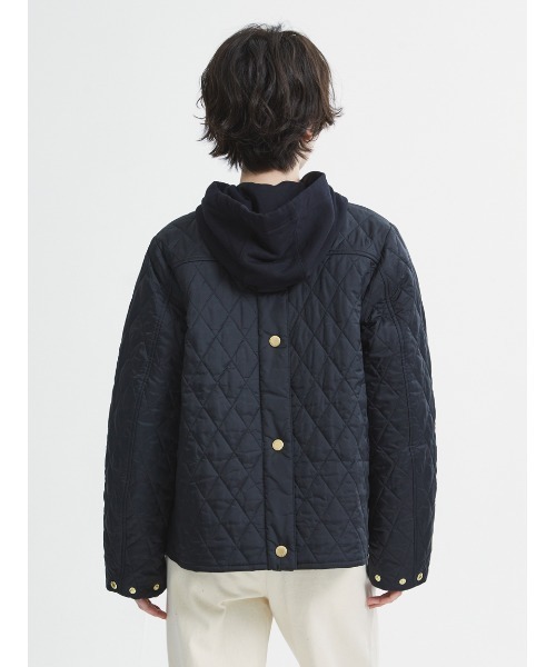 Barbour（バブアー）の「Paige ノーカラー キルティング ジャケット（レディース）（ノーカラージャケット・レディース・ブラウン/ブラック・SMALL/MEDIUM/LARGE）」の20枚目の写真