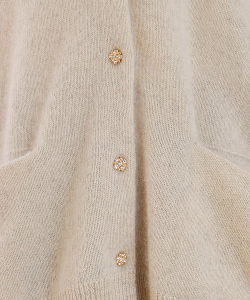 marmors（マルモア）の「【marmors】yak gown cardigan（ニット/セーター・レディース・ライトブルー/オフホワイト/イエロー・36）」の15枚目の写真