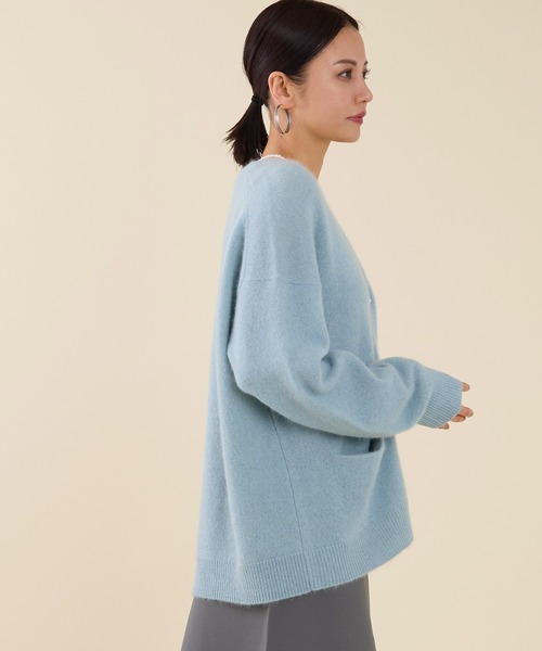 marmors（マルモア）の「【marmors】yak gown cardigan（ニット/セーター・レディース・ライトブルー/オフホワイト/イエロー・36）」の19枚目の写真