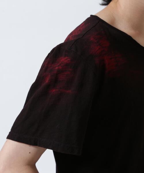 セール】KMRii/ケムリ/Black Shadow Slash Cut/SS Tee（Tシャツ