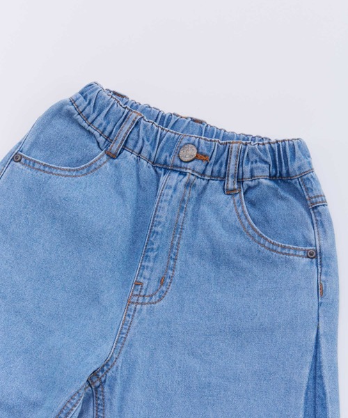 Ocean&Ground(オーシャン&グラウンド)の「サイドデザインデニムパンツ(デニムパンツ・キッズ・ダークインディゴブルー/ケミカルウォッシュ・100/90/140/130/120/110)」の14枚目の写真