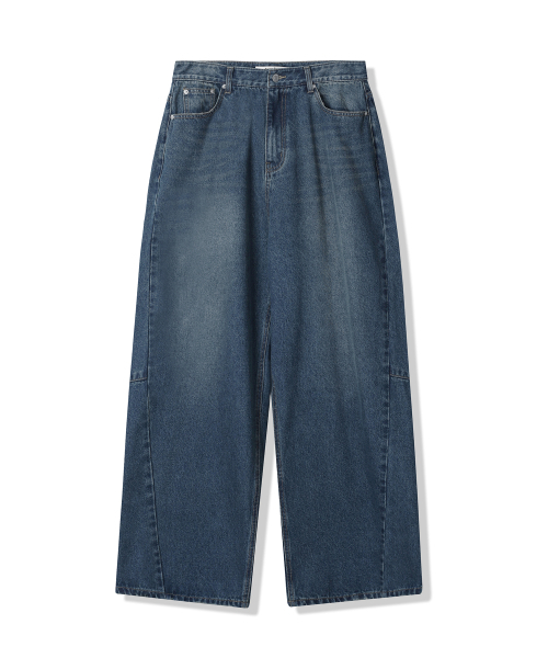 AVANDRESS(アバンドレス )の「Dart Tapered Pants GREEN BLUE(デニムパンツ・レディース・エメラルドブルー・SMALL/MEDIUM/LARGE/X-SMALL/XX-SMALL)」の3枚目の写真