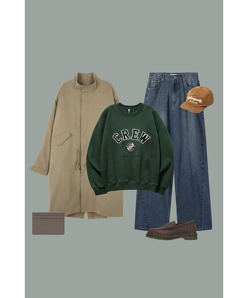 AVANDRESS(アバンドレス )の「Dart Tapered Pants GREEN BLUE(デニムパンツ・レディース・エメラルドブルー・SMALL/MEDIUM/LARGE/X-SMALL/XX-SMALL)」の9枚目の写真