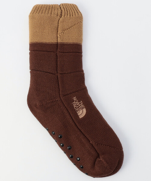 THE NORTH FACE(ザノースフェイス)の「THE NORTH FACE/ザ・ノース・フェイス Nuptse Bootie Socks ヌプシ ブーティ ソックス(ソックス/靴下・メンズ・キャメル/イエロー/ブラック/グレー・SMALL/MEDIUM)」の4枚目の写真