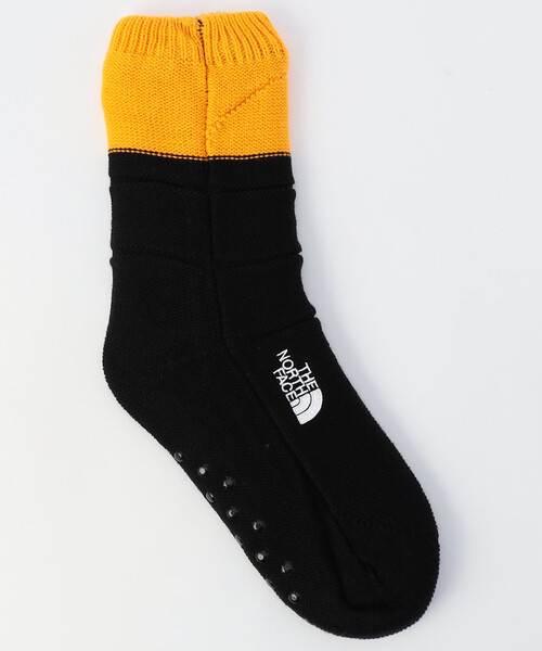 THE NORTH FACE(ザノースフェイス)の「THE NORTH FACE/ザ・ノース・フェイス Nuptse Bootie Socks ヌプシ ブーティ ソックス(ソックス/靴下・メンズ・キャメル/イエロー/ブラック/グレー・SMALL/MEDIUM)」の5枚目の写真